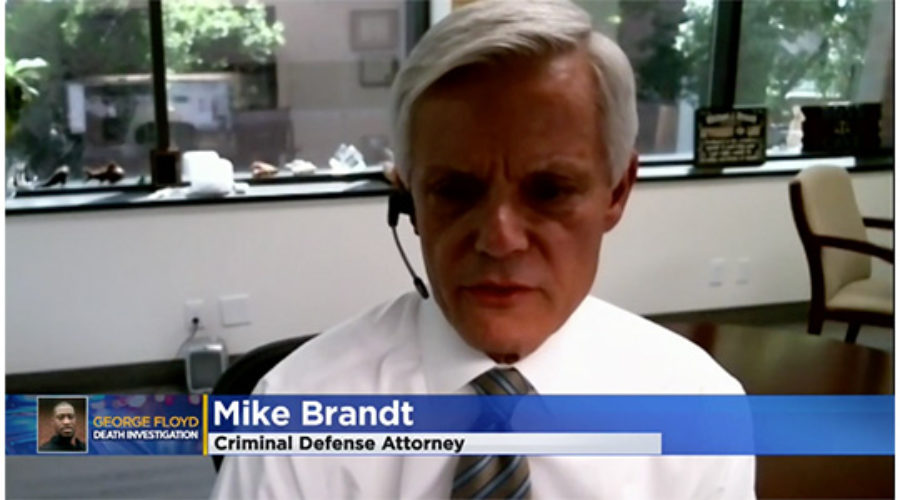 Mike Brandt speaks to WCCO about George Floyd