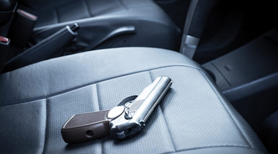 Handgun in Vehicle